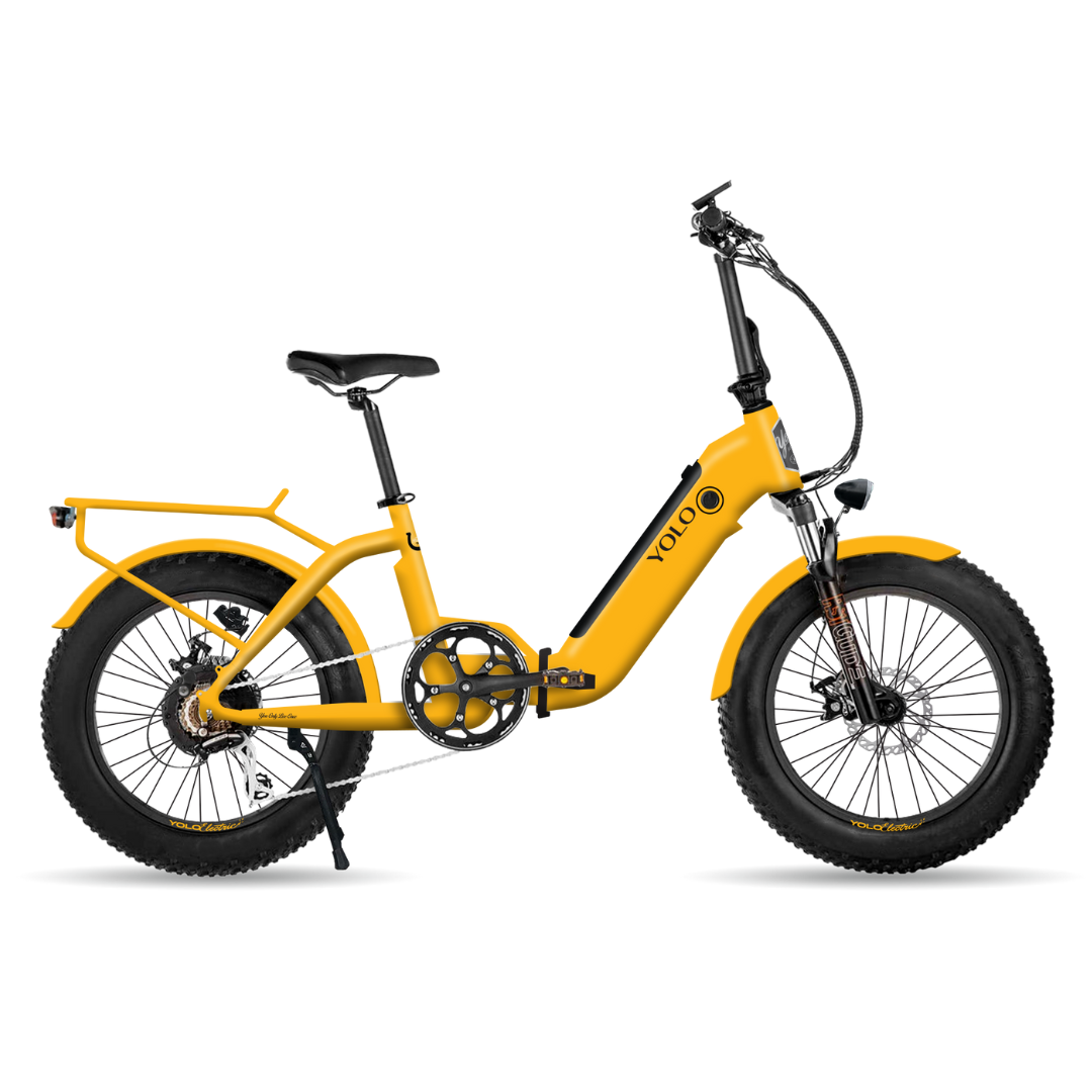 YOLO Bandit Folding Fat Tire Electric Bike YOLO Board and Bike