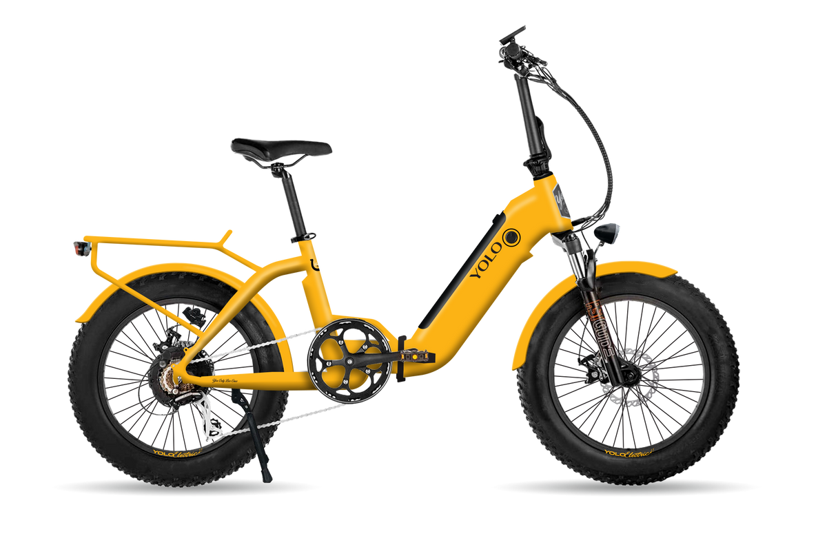 Yellow 2024 electric bike