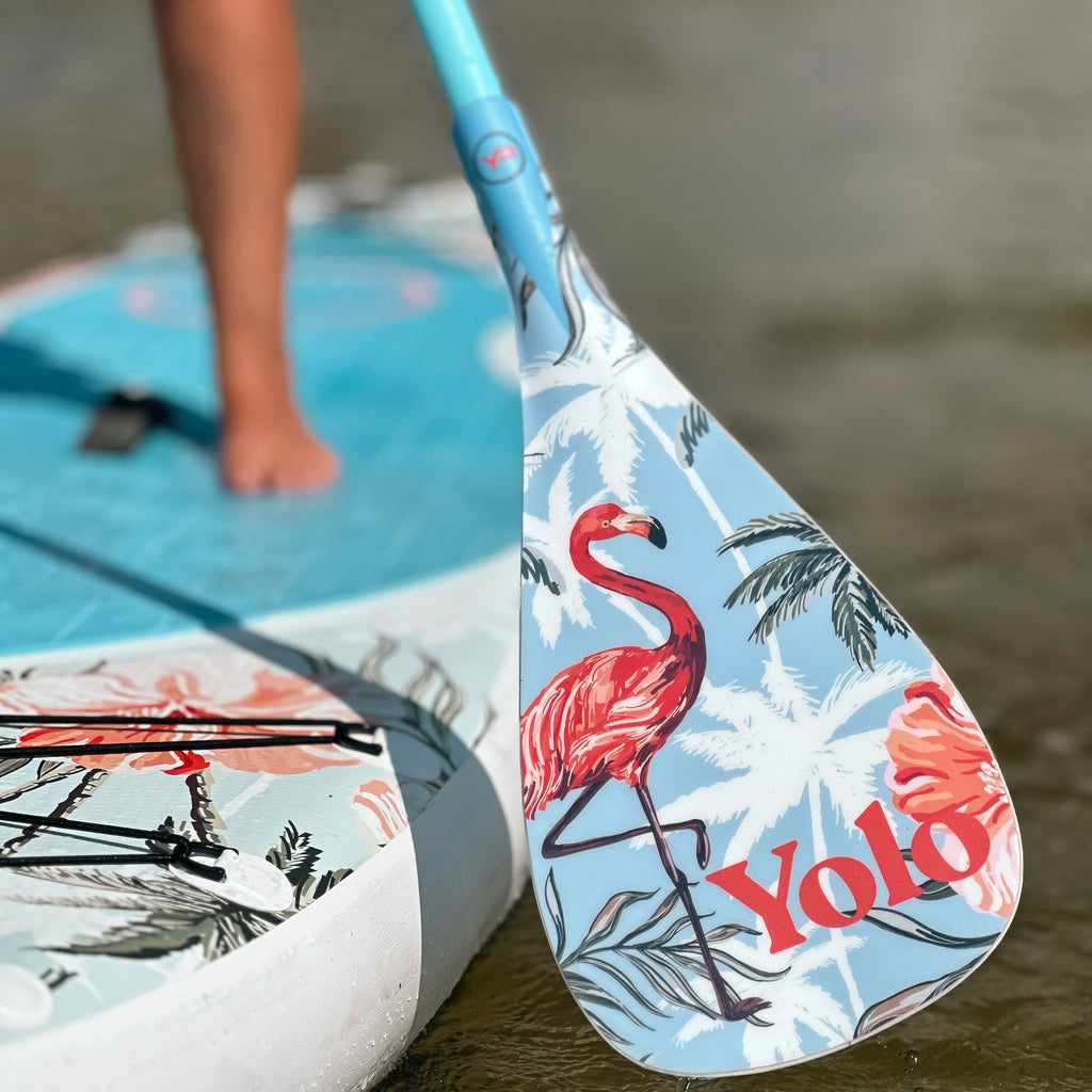 Adjustable SUP Paddle - Flamingo