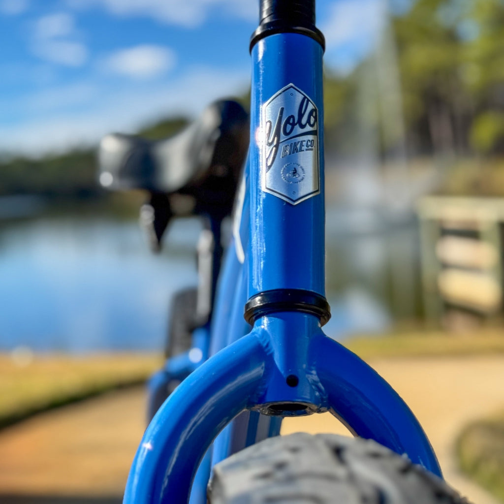 3" Fat Tire Beach Cruiser Bike - Ocean Blue