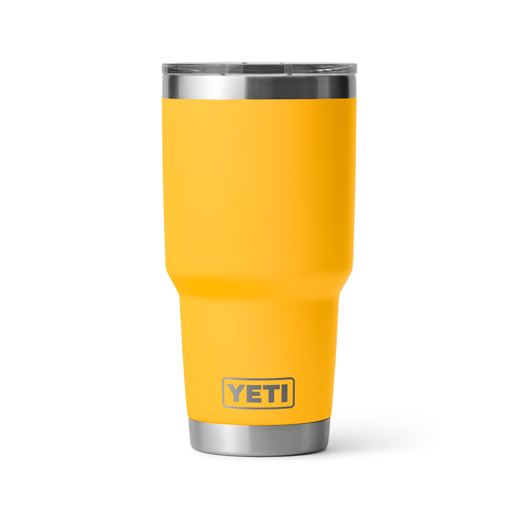 30 oz YETI Rambler Tumbler Alpine Yellow YOLO Board and Bike