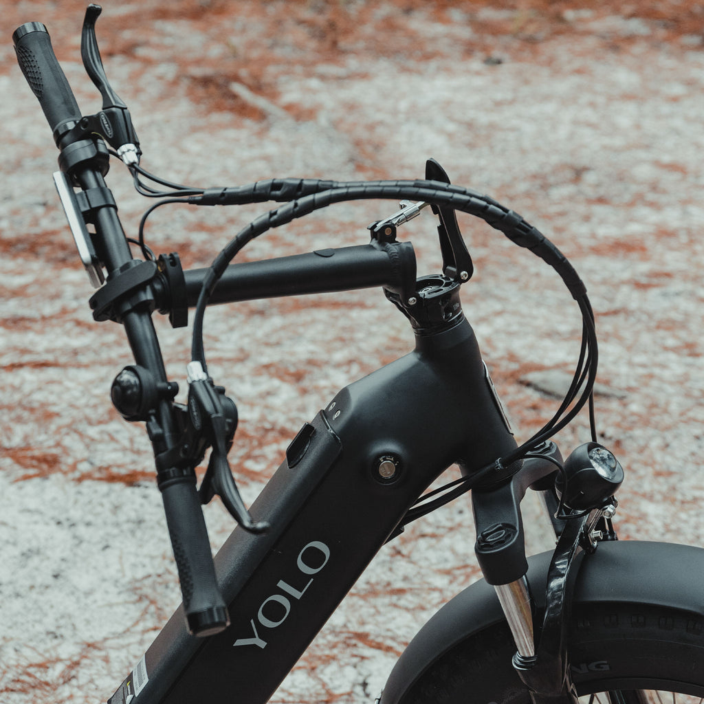 YOLO Bandit Folding Fat Tire Electric Bike Black