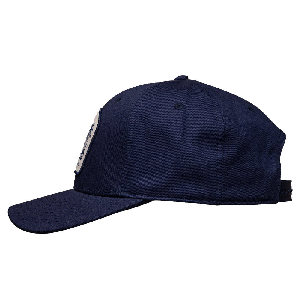 Navy Canvas Hat - YOLO Board and Bike